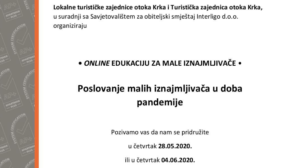 Online edukacija za iznajmljivače