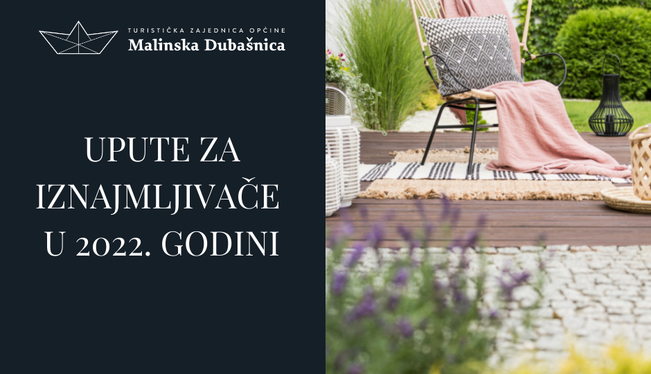 Upute za iznajmljivače u 2022. godini